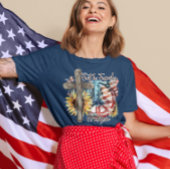 Geloof Familievrijheid Christelijk Amerikaans Patr T-shirt