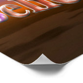 Geloof Fantasy Sun Sky Inspirerend Poster (Hoek)