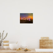 Geloof Fantasy Sun Sky Inspirerend Poster (Keuken)