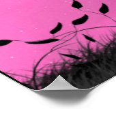 Geloof feeën roze poster (Hoek)