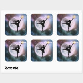 Geloof feeërieke dans stickers (Vel)