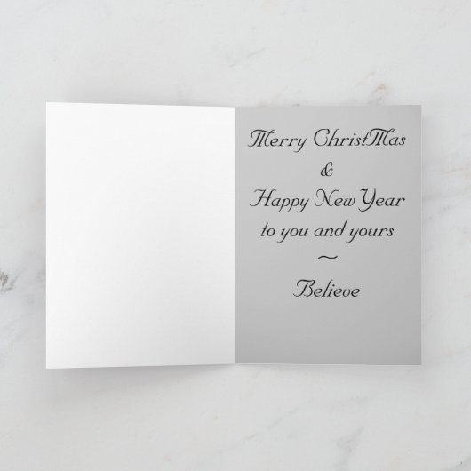 Geloof Feestdagen Kaart (Binnen)