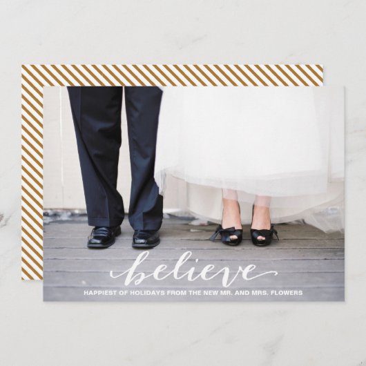 Geloof Feestdagenkaart (Voorkant / Achterkant)