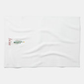 Geloof Feestelijke Kerstboom Pine Evergreen Theedoek (Horizontaal)