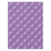 Geloof Fish Lavender Tafelkleed (Voorkant)