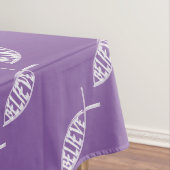 Geloof Fish Lavender Tafelkleed (Voorbeeld)