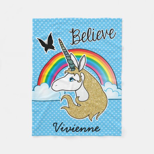 Geloof Fleece Deken (Voorkant)