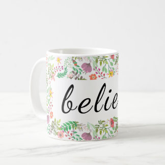 Geloof Floral Mok