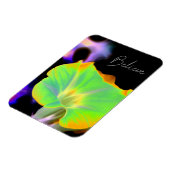 "Geloof" Floral print Flexibel fotomagneet Magneet (Linkerzijde)