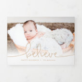 Geloof Foto Drieluik Wenskaart (Cover)