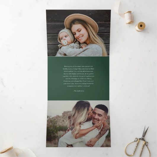 Geloof Foto Drieluik Wenskaart (Binnen)