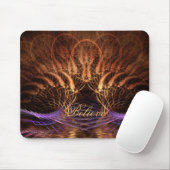 Geloof Fractal Stage Mousepad Muismat (Met muis)