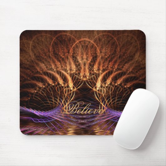 Geloof Fractal Stage Mousepad Muismat (Met muis)