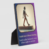 Geloof gaat niet over zien fotoplaat (Zijkant)