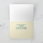 Geloof gebaseerd Christelijk thema Kerst Kaart (Binnen)