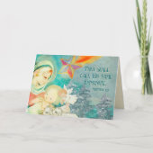 Geloof gebaseerd Christelijk thema Kerst Kaart (Voorkant)