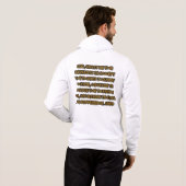 Geloof gebaseerd Serenity Prayer Quote Full-Zip Ma Hoodie (Achterkant volledig)