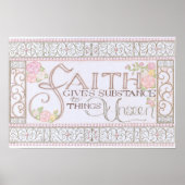 Geloof geeft inhoud aan Poster (Voorkant)