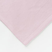GELOOF geeft substantie fleece deken (roze) (Hoek)