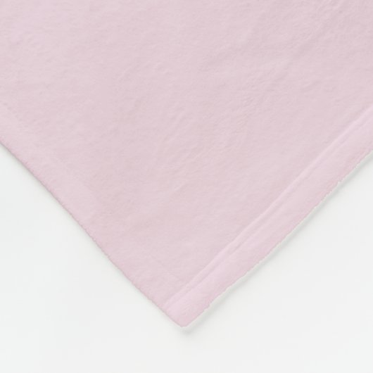 GELOOF geeft substantie fleece deken (roze) (Hoek)
