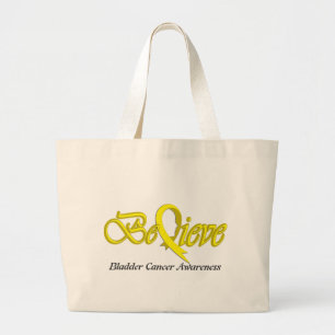 Geloof (geel - cadeauobjecten) grote tote bag