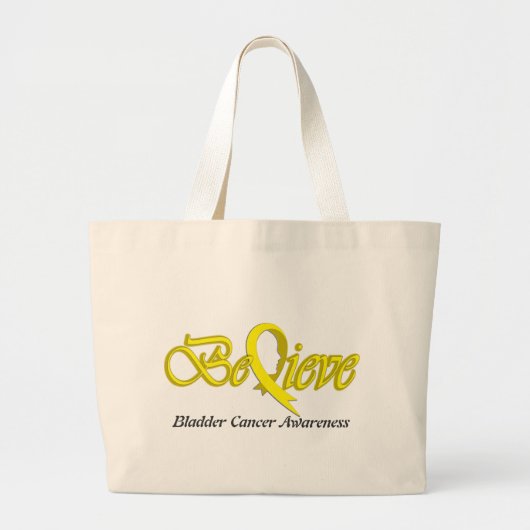 Geloof (geel - cadeauobjecten) grote tote bag (Voorkant)