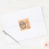Geloof geen yeti humor stickers (Envelop)