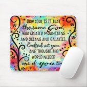  geloof geïnspireerd God had een van jullie nodig Muismat (Met muis)