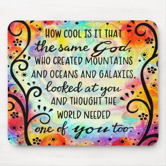  geloof geïnspireerd God had een van jullie nodig Muismat (Voorkant)