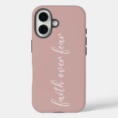 Geloof Geïnspireerde Minimalistische Roze Case-Mate iPhone Case (Achterkant)