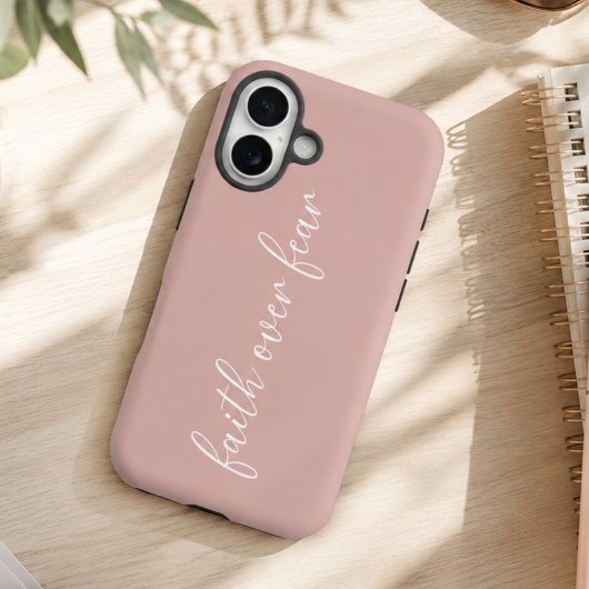 Geloof Geïnspireerde Minimalistische Roze Case-Mate iPhone Case