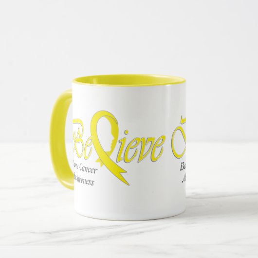 Geloof "gele Mok" Mok (Voorkant links)