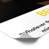 Geloof, geloof, geloof, mogelijkheden voor Motivat Poster (Hoek)