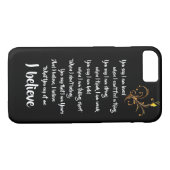 Geloof geloof ik Case-Mate iPhone case (Achterkant (Horizontaal))