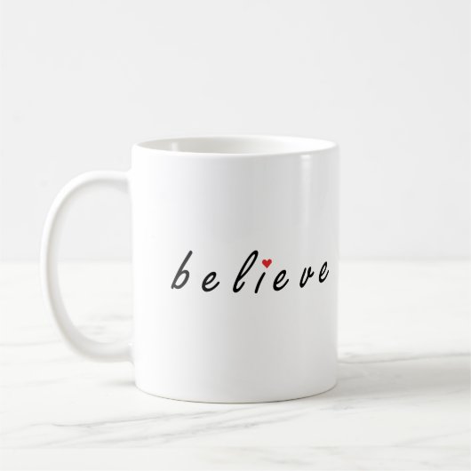 Geloof, geloof koffiemok (Links)