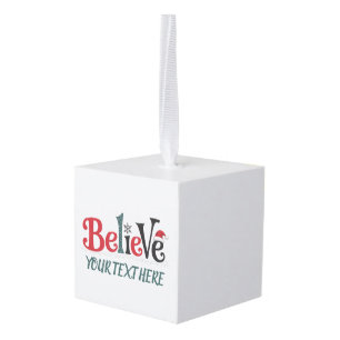 Geloof Gepersonaliseerd Kerstfeest Familie Decoratie