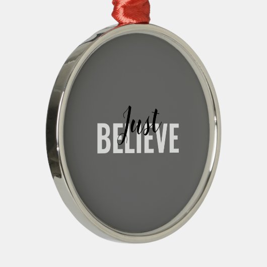 Geloof gewoon Ornament van keramiek (Rechts)