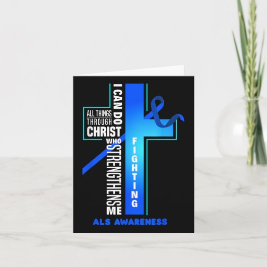 Geloof God Jezus Christus als strijder als strijde Kaart (Voorkant)