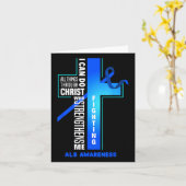Geloof God Jezus Christus als strijder als strijde Kaart (Gele Bloem)