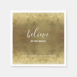 Geloof Gold Shimmer Napels Servet