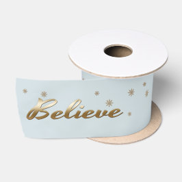 Geloof Gold Text design Vakantiegift Satijnen Lint