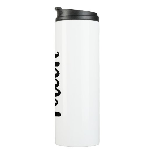 Geloof Gospel Grafiek Geloof Kunst Esthetische Chr Thermosbeker (Geroteerd rechts)