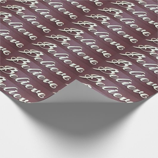 Geloof grafische kunst cadeaupapier (Hoek)