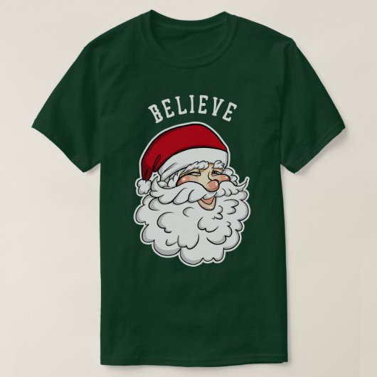 Geloof Grappig Kerstmis Tshirt Jongen Meisje Holi (Design voorkant)