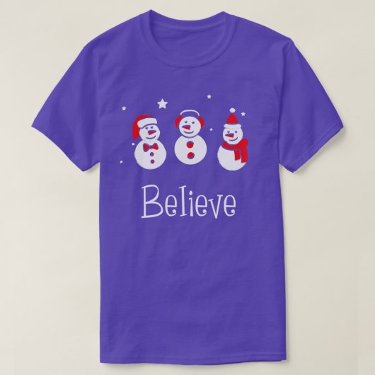 Geloof Grappige Familie Kerstmis Tshirt Jongen Mei (Design voorkant)