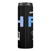 Geloof groter dan angst thermosbeker (Achterkant)