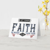 Geloof groter dan je angst kaart (Gele Bloem)