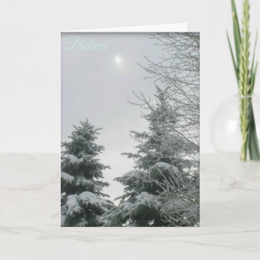 Geloof, heb geloof feestdagen kaart (Voorkant)