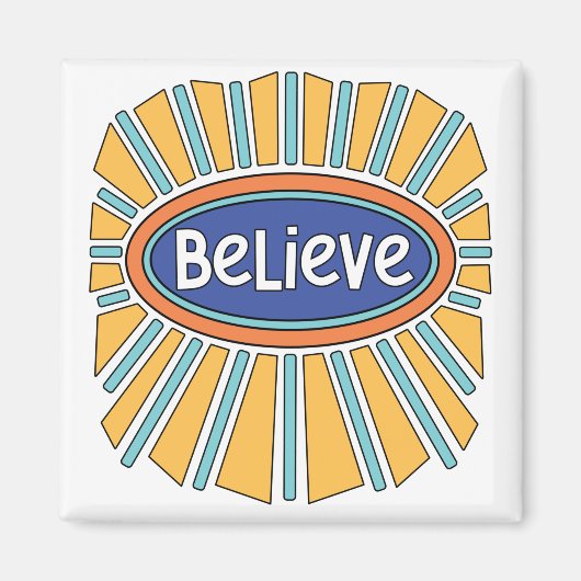 Geloof - heb vertrouwen magneet (Voorkant)