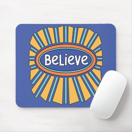 Geloof - heb vertrouwen muismat (Met muis)